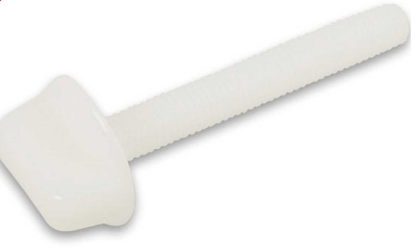 50991019 M6x50 Griffschrauben Nylon/weiß 10St